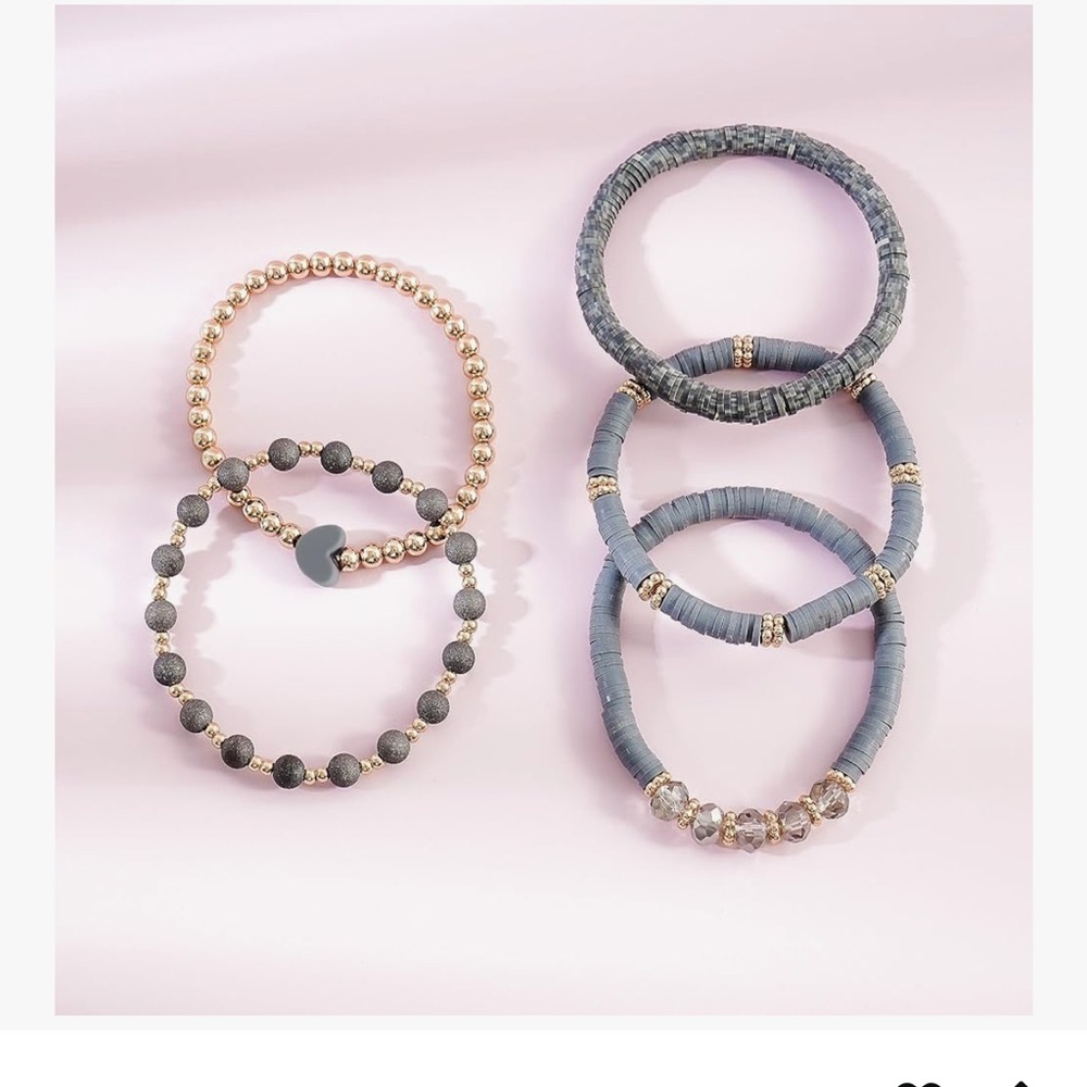 Beaded Stretch Bracelets for Women Stackable - Picture 3 of 6